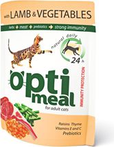 Optimeal OPTIMEAL saszetka 85g JAGNIĘCINA Z WARZYWAMI