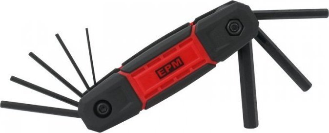 EPM ZESTAW KLUCZY IMBUSOWYCH RED LINE 8 SZT. (1 KPL)