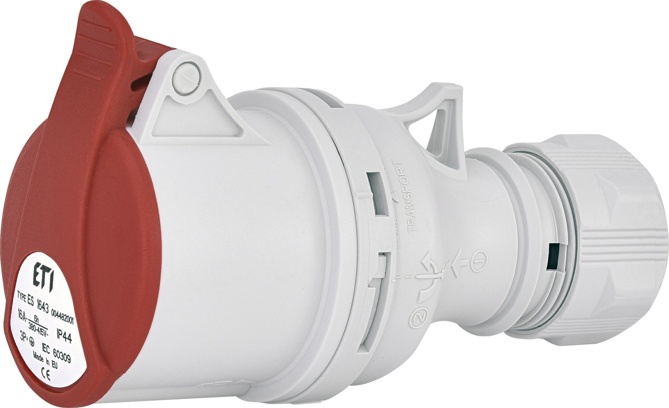 ES 1643 16A. 400V. 3P+PE. LIZDASIP44