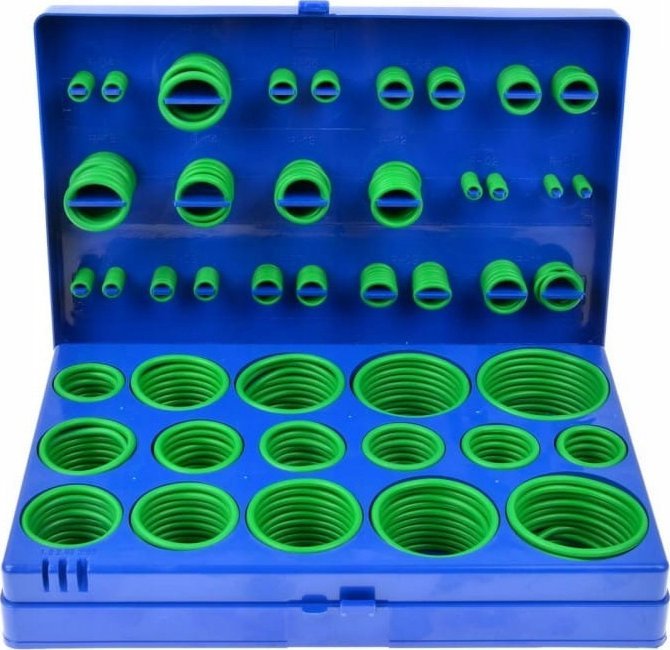 Geko Oringi-uszczelki klimatyzacji 419szt./zielone/ (20)