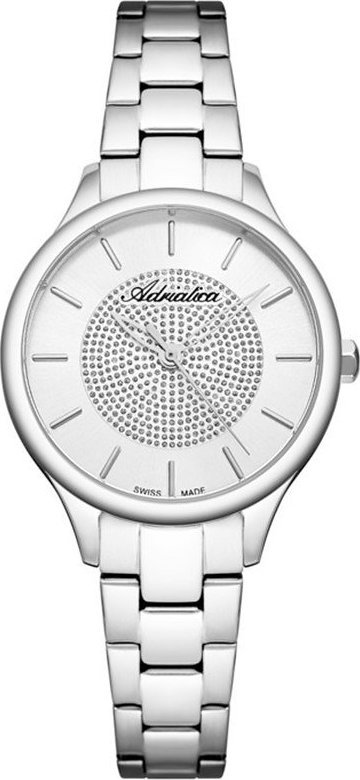 Zegarek Adriatica Zegarek damski Adriatica A3818.5113Q CYRKONIE srebrny