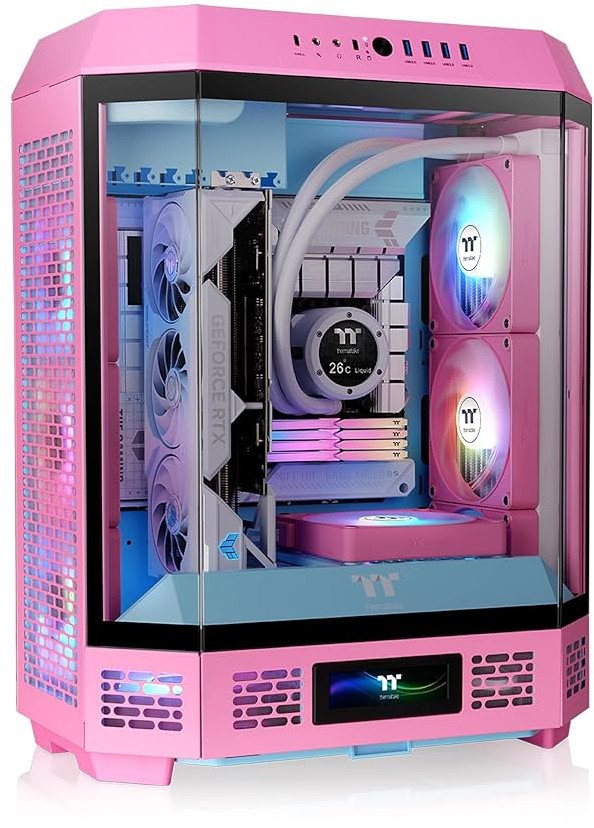 Obudowa Thermaltake The Tower 600 różowa (CA-1Z1-00MAWN-00)