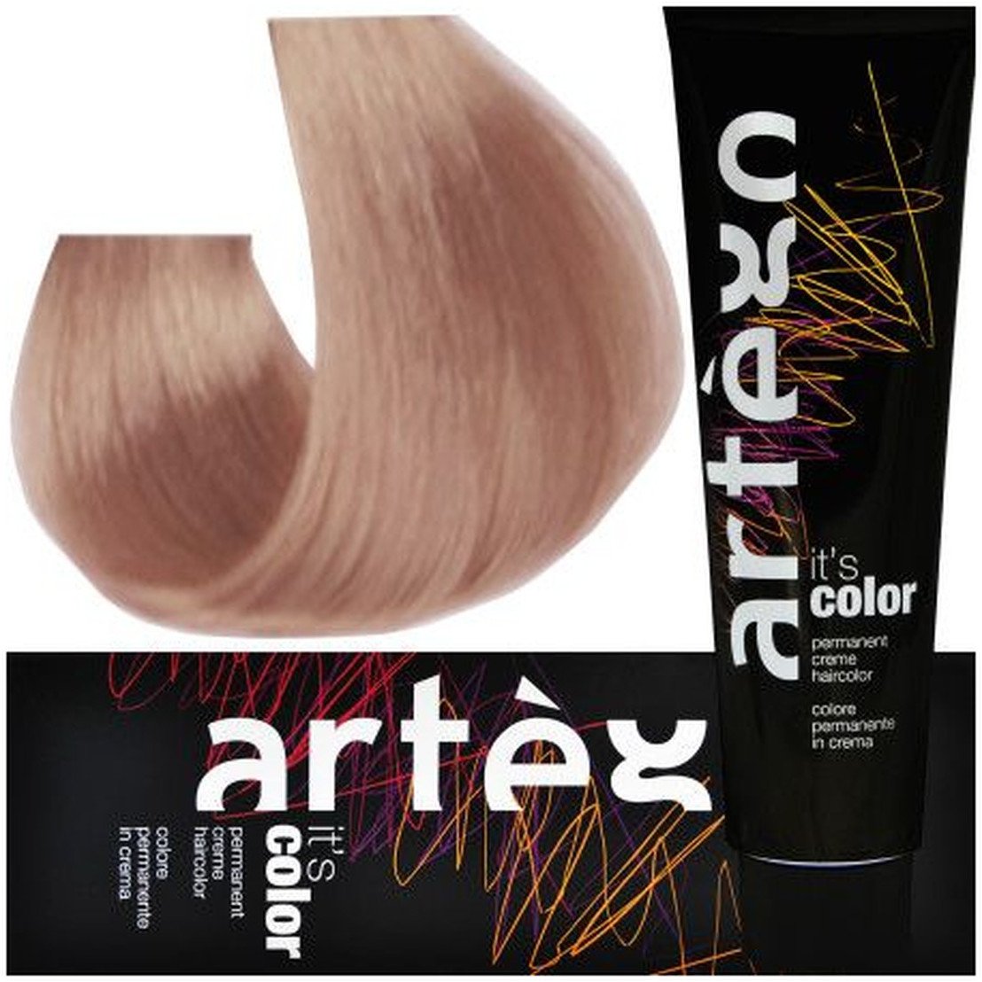 Artego Its Color Farba do włosów w kremie 150ml Popielato Czerwony Bardzo Jasny Blond (9.16-9AR)
