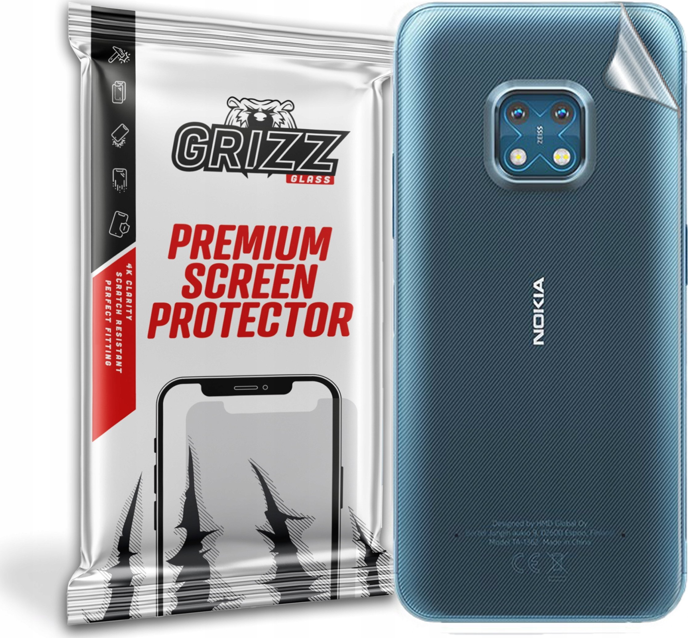 GrizzGlass Folia na tył Grizz Nokia XR20