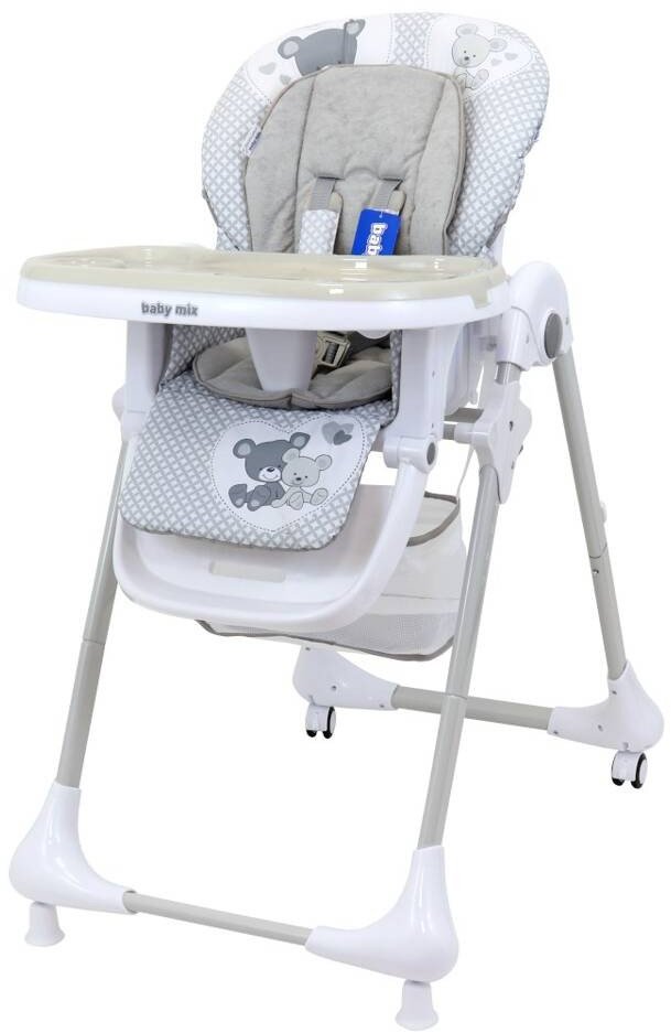 BABY MIX UR-YQ-B003S Krzesełko do karmienia Infant light grey 39507