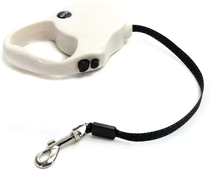 Zwijana smycz 5m do 25kg zwijana automatycznie z karabińczykiem