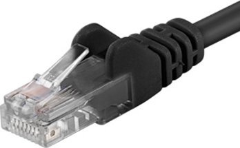 PremiumCord PREMIUMCORD Patch kabel UTP RJ45-RJ45 CAT5e 1.5m czarny