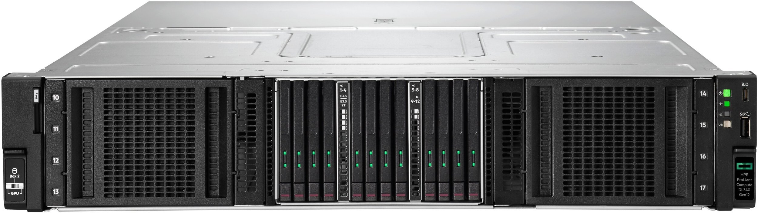 HPE ProLiant Compute DL340 Gen12 6515P 2.3GHz 16c 1P 1x64GB-R 8SFF MR416i-o 2x1000W PS EU Server