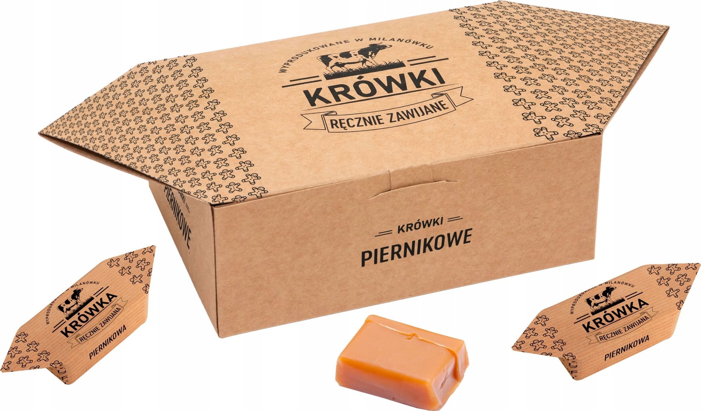 B&B Słodycze z Pomysłem Krówki ciągutki piernikowe w pudełku krówka 300g