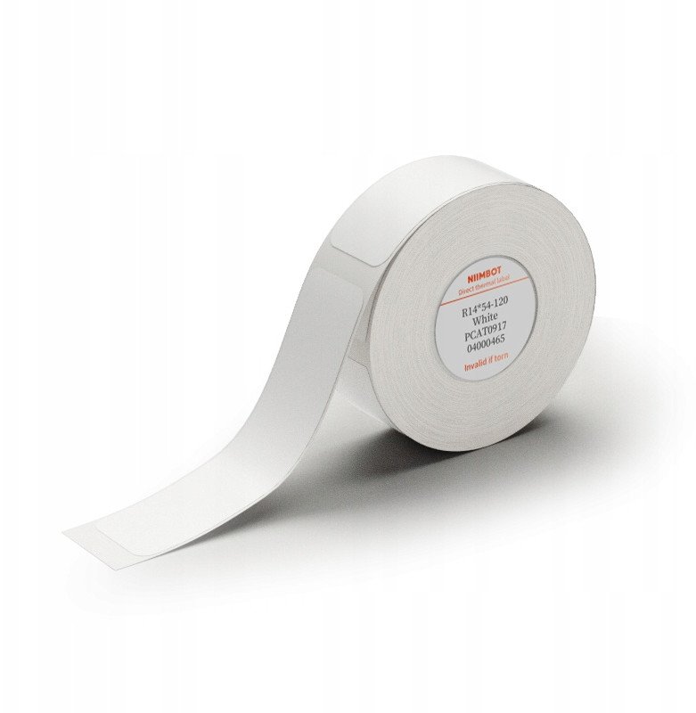 NIIMBOT Etykiety Naklejki 14*54mm BIAŁE 120szt D11/D110/D101 Oryginalne