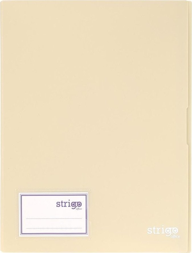 Album ofertowy A4 20 koszulek beżowy STRIGO