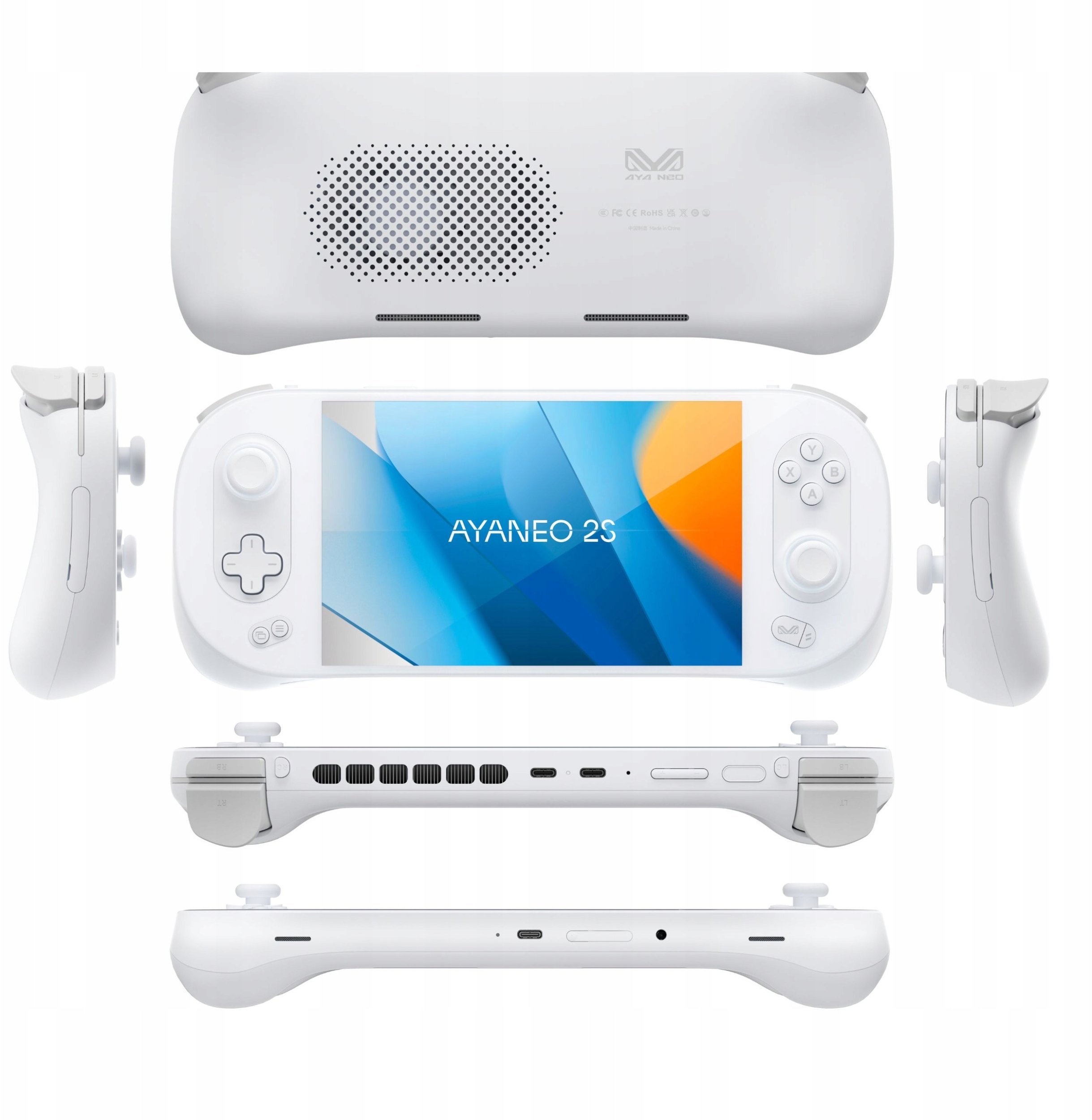 Konsola przenośna Ayaneo Przenośna konsola S2 Pro Snapdragon G3 Gen.3 16GB/512GB White