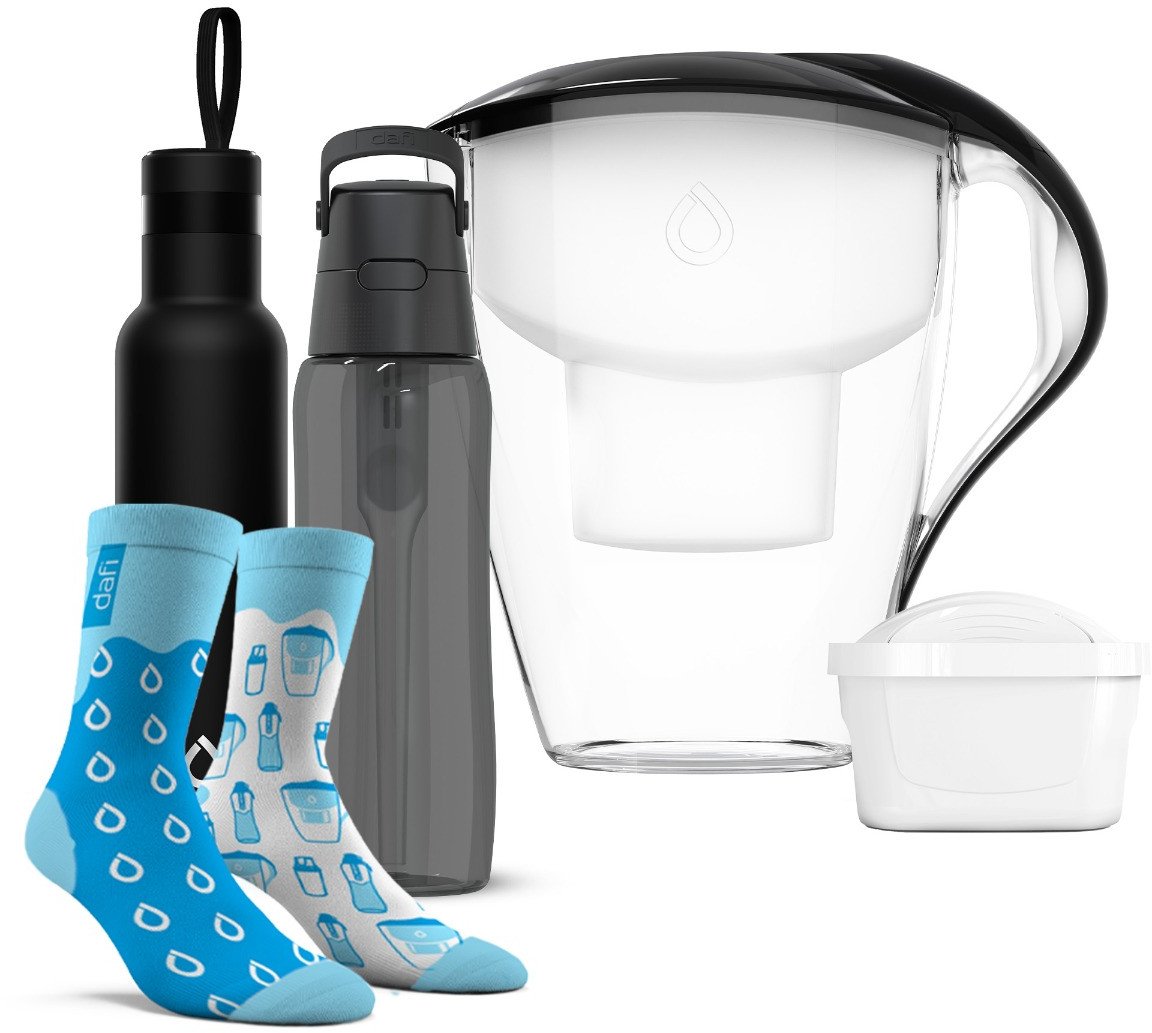 Dzbanek filtrujący Dafi Zestaw S7 Butelka Termiczna + Dzbanek + Butelka