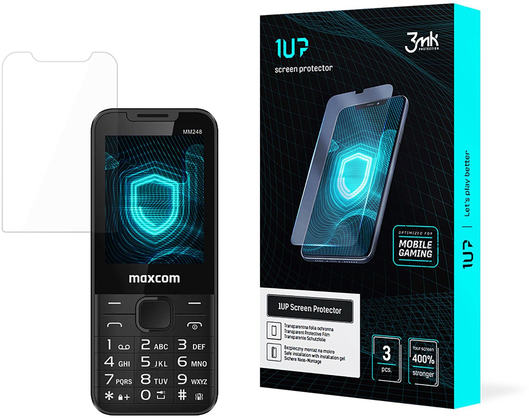 MAXCOM MM248 4G - 3MK 1UP