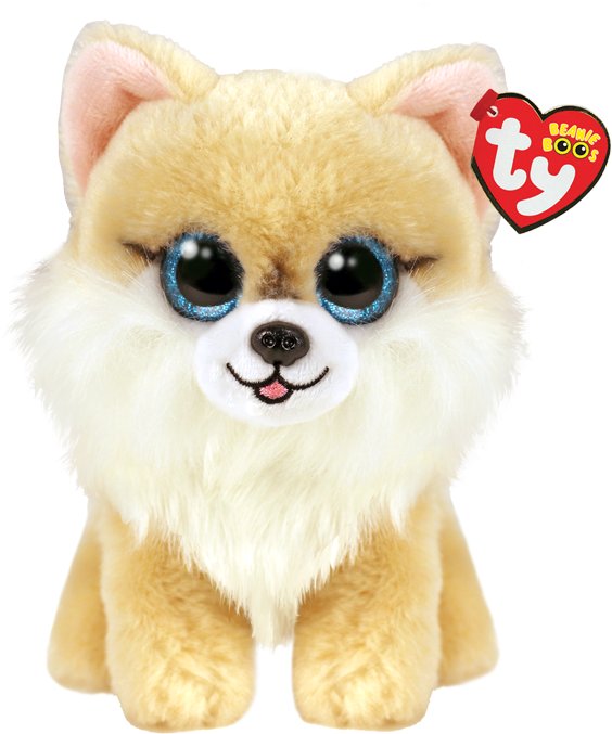 TY INC. Maskotka TY Beanie Boos HONEYCOMB pies jasnobrązowy 15cm 36571
