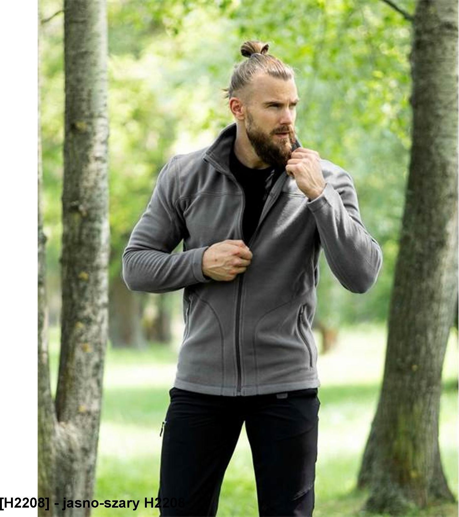 Ardon ARDON JOFLEX - Bluza polarowa męska ARDONJOFLEX czerwony S - jasno-szary H2208 2XL