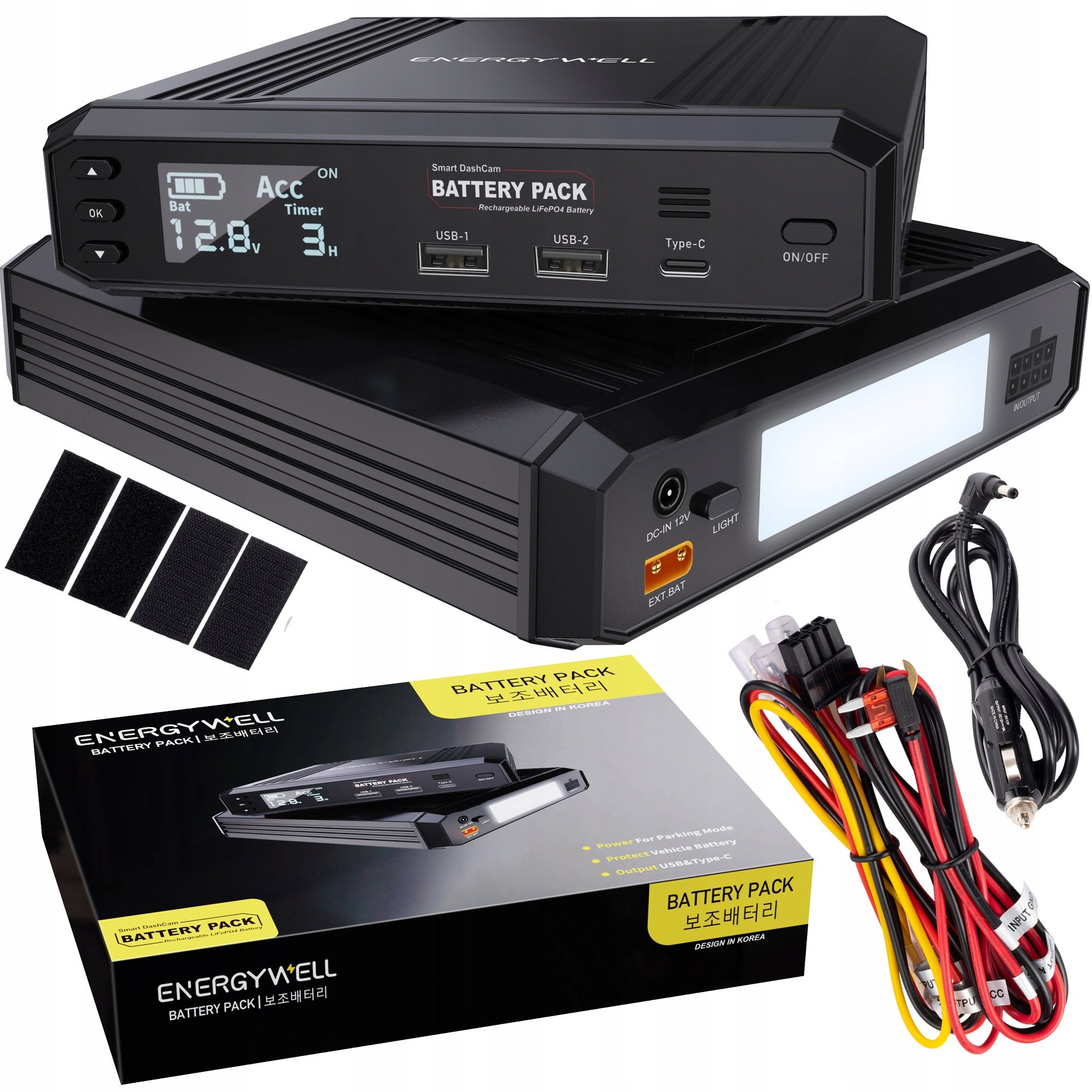 AKUMULATOR BATERIA DO KAMER SAMOCHODOWYCH ENERGY WELL P6 ULTRA 102,4Wh