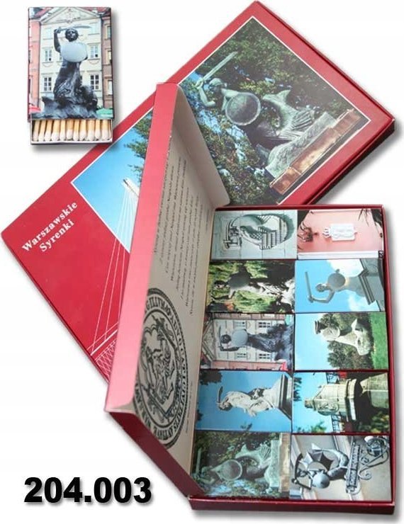 Wołoszyn ZAPAŁKI ciekawe kolekcje - WARSZAWSKIE SYRENKI