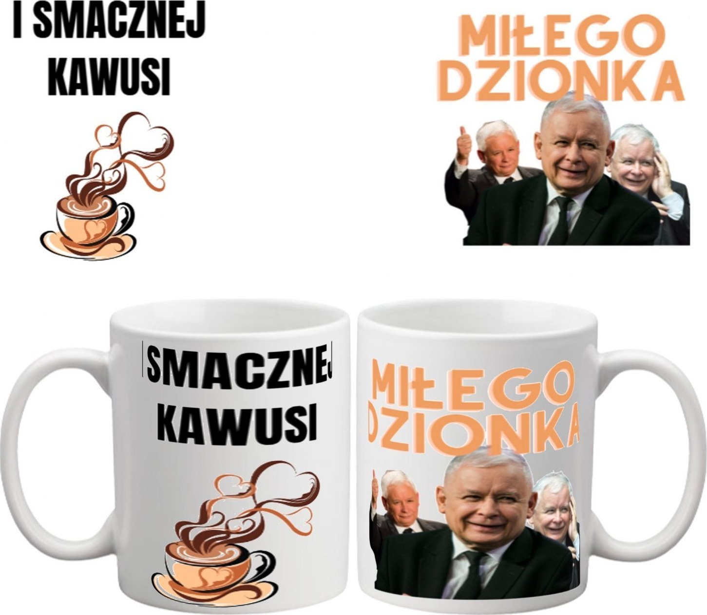 PrzydaSie Kubek Prezesa Z Nadrukiem Prezent Jarosław Kaczyński Śmieszny Pis S2