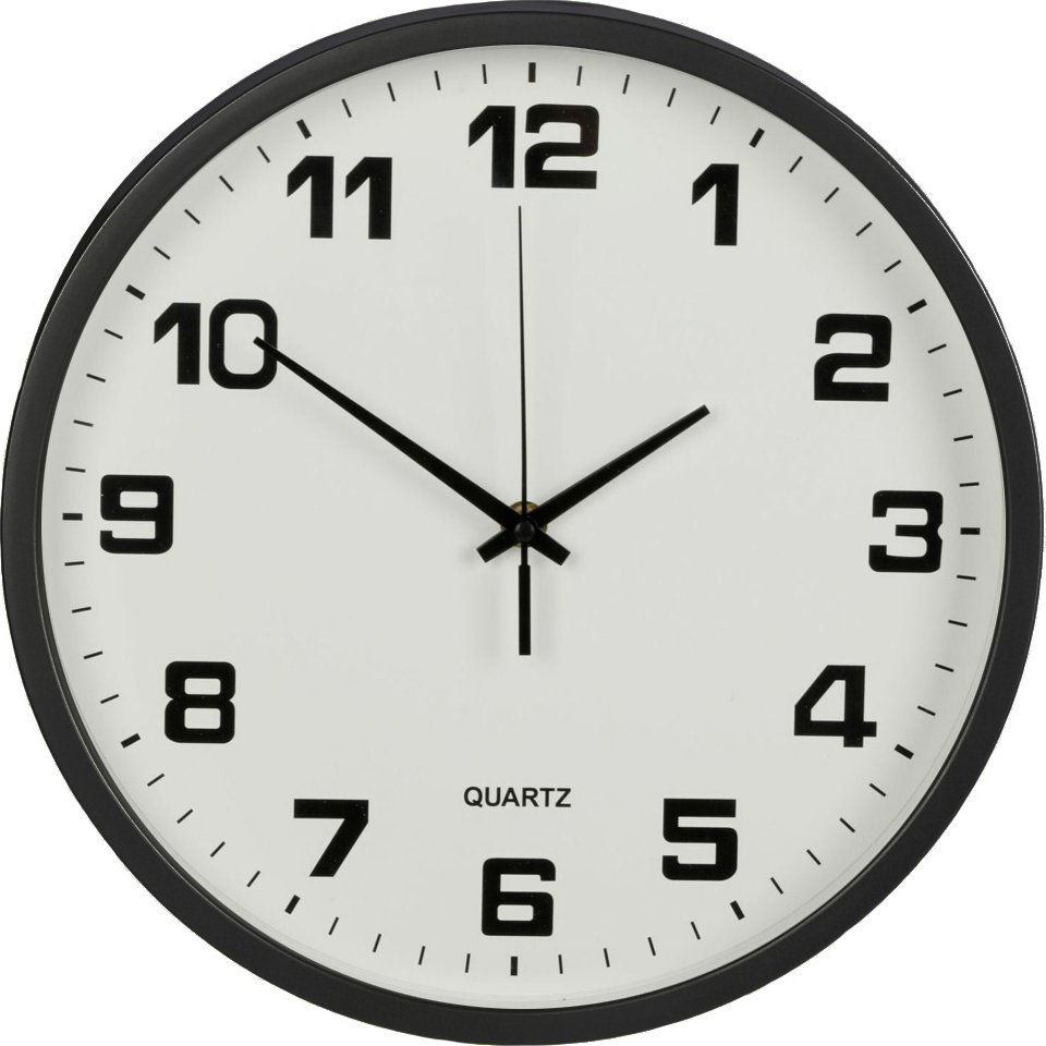 Verk Zegar ścienny duży nietykający cichy 25 cm okrągły wskazówkowy sekundnik Zegar ścienny duży nietykający cichy 25 cm okrągły wskazówkowy sekundnik