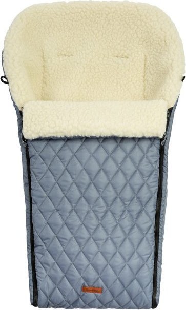 Sensillo ŚPIWOREK PIKOWANY WEŁNA - GRAPHITE DO WÓZKA