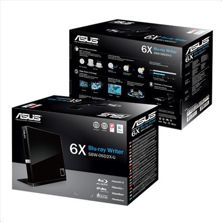 DVD-REC BLU-RAY ASUS SBW-06D2X-U USB BOX