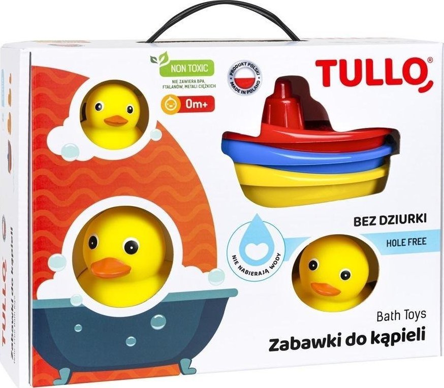 Tullo Zabawki do kąpieli 6szt