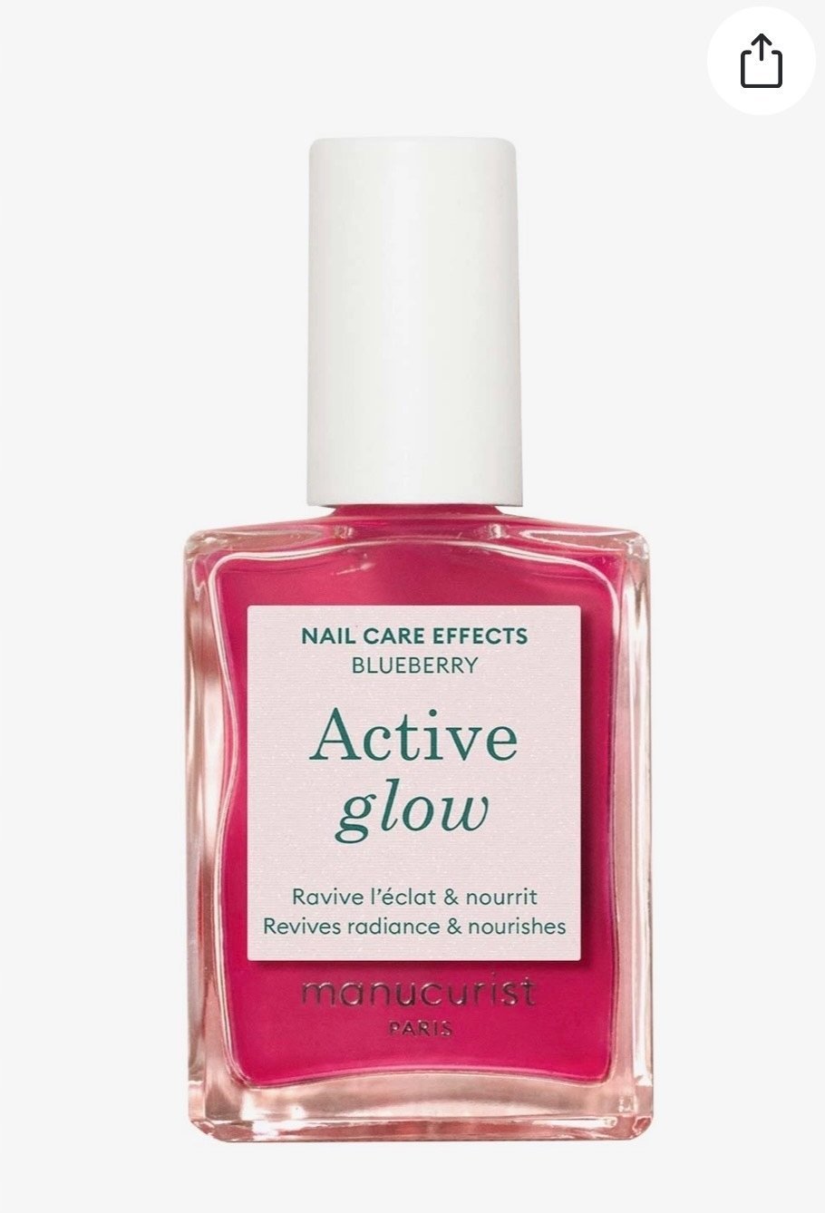 MANUCURIST_Active Glow lakier do paznokci Blueberry 15ml