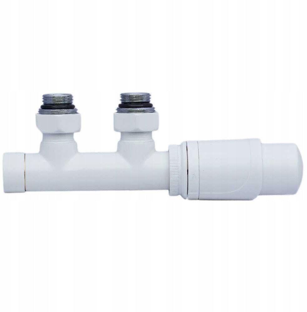 Tully zestaw termostatyczny zespolony biały TZTZ/B