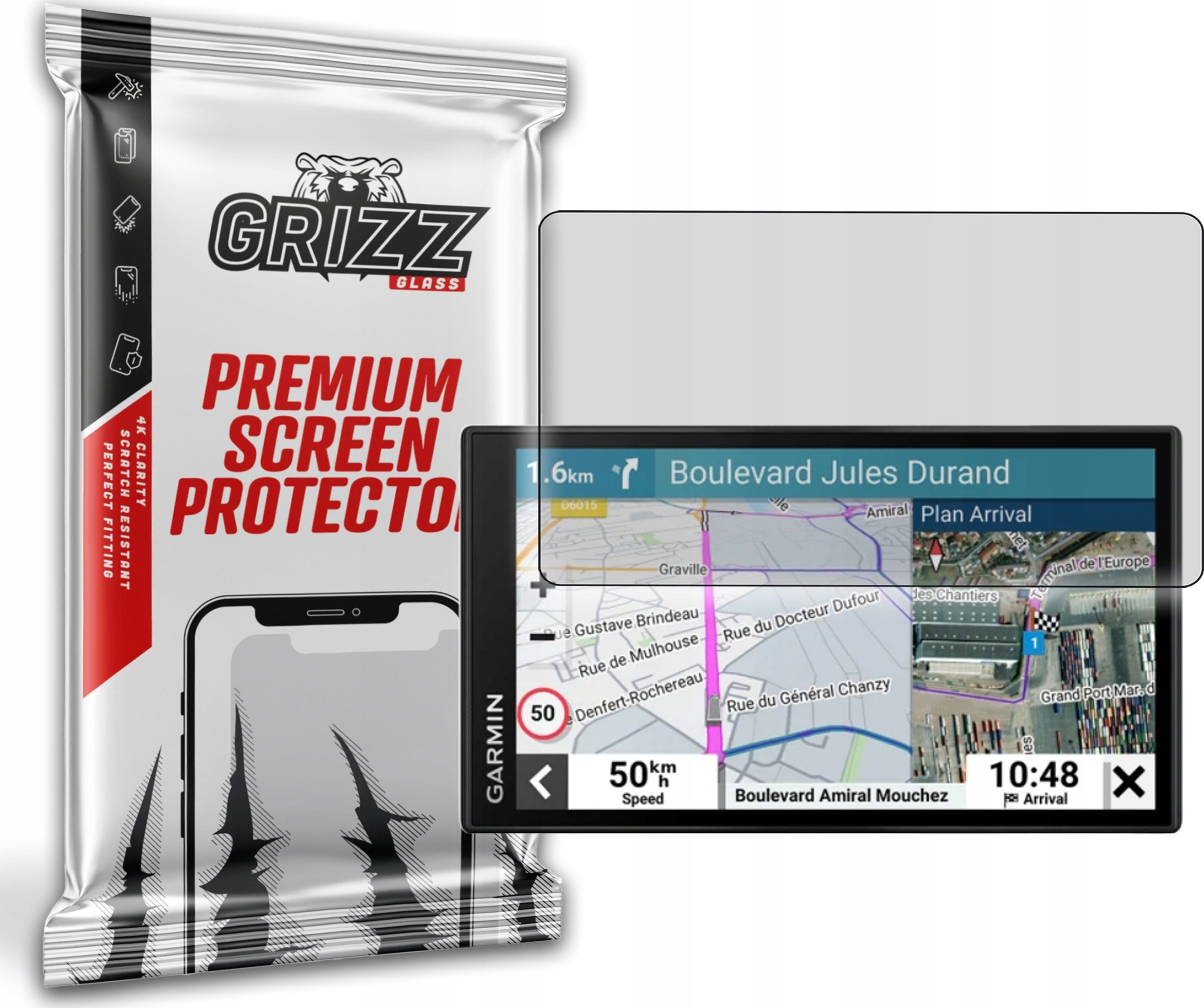 GrizzGlass Folia matowa GrizzGlass PaperScreen do Garmin dezl LGV610