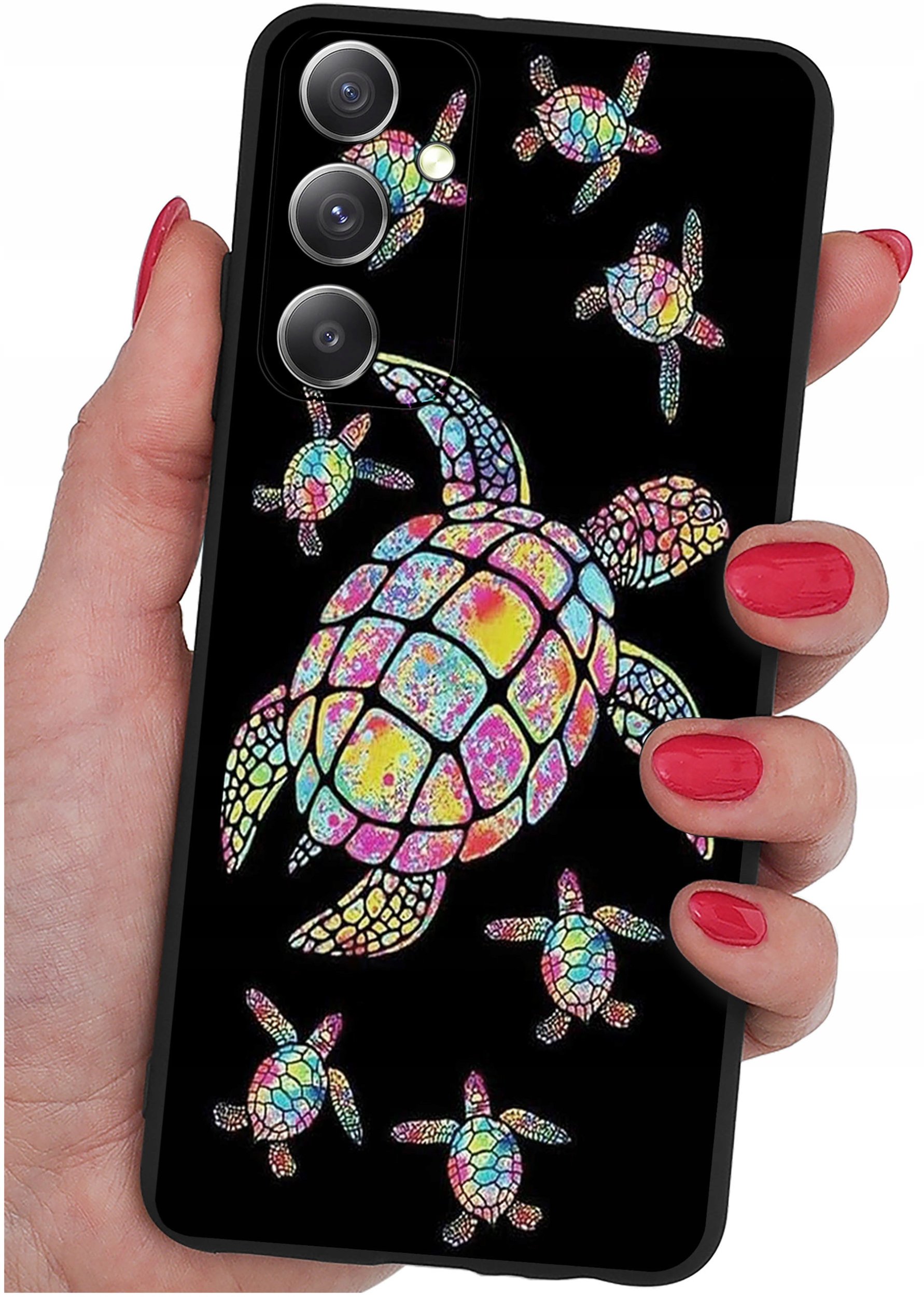 ETUI do Samsung Galaxy M23 5G WZORY |SILIKONOWE MATT CASE + SZKŁO 9H