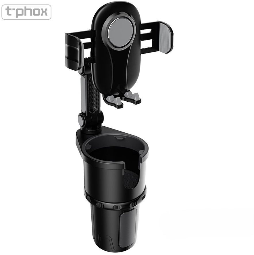 UCHWYT SAM T-PHOX TH-07 Z UCHWYTEM NA KUBEK CUP HOLDER BLACK