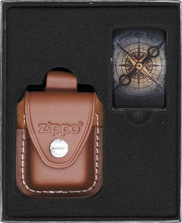 Zestaw ZIPPO Zapalniczka COMPASS GHOST Prezentowy No2