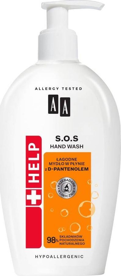 AA Help łagodne mydło w płynie S.O.S z d-pantenolem 300ml