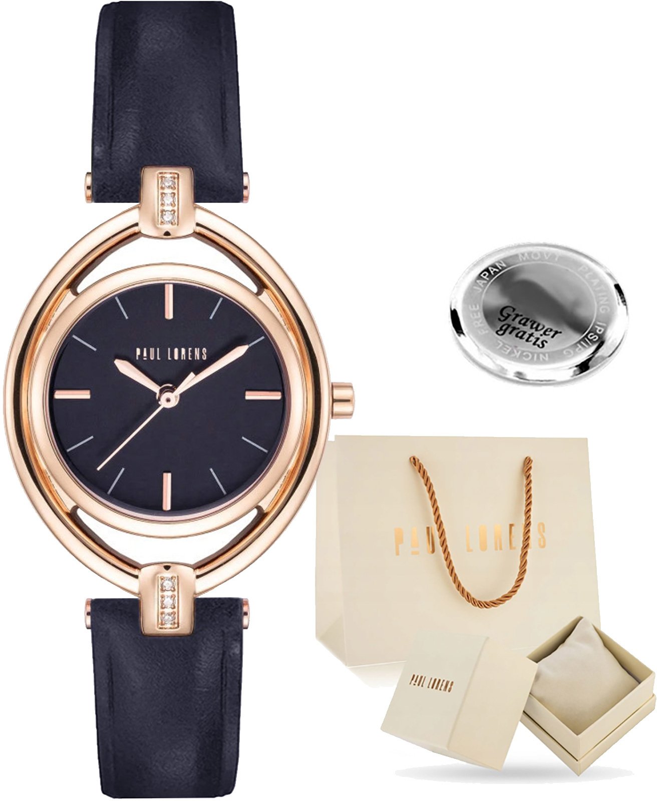 Zegarek damski Paul Lorens SELENA-6F3 z GRAWEREM