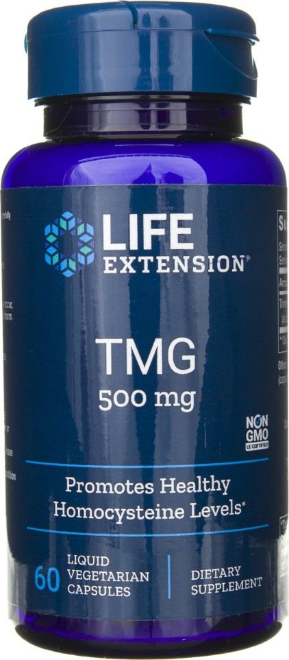 Life Extension Life Extension TMG (Trimetyloglicyna) 500 mg - 60 kapsułek