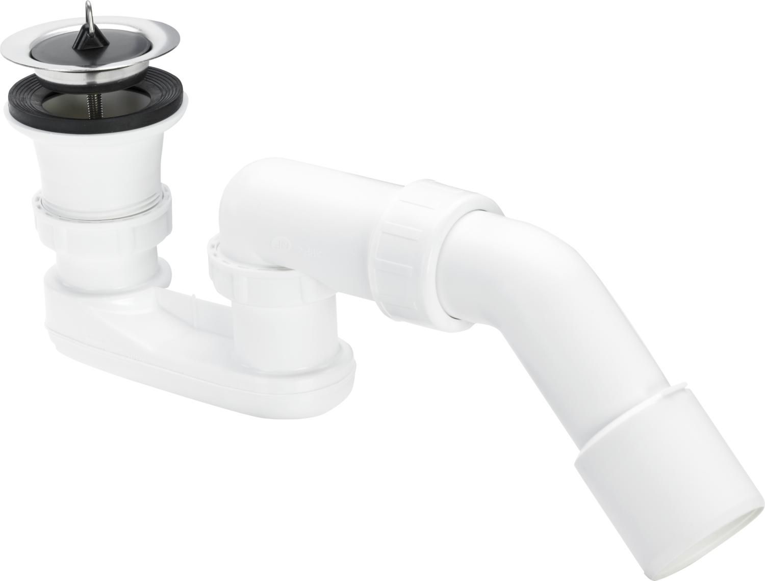 Syfon Viega Syfon brodzikowy z sitkiem i korkiem gumowym 52mm chrom (703233)