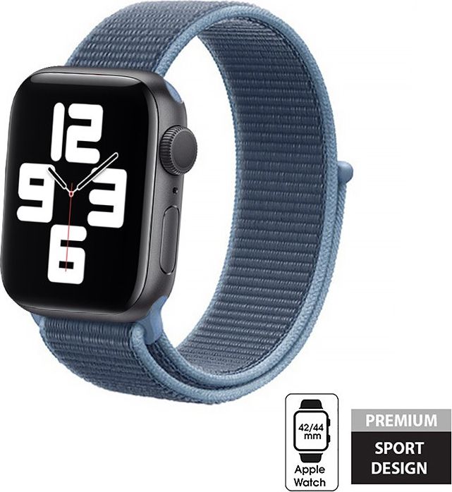 Crong Pasek sportowy Crong Nylon do Apple Watch 42/44mm (Ocean Blue)