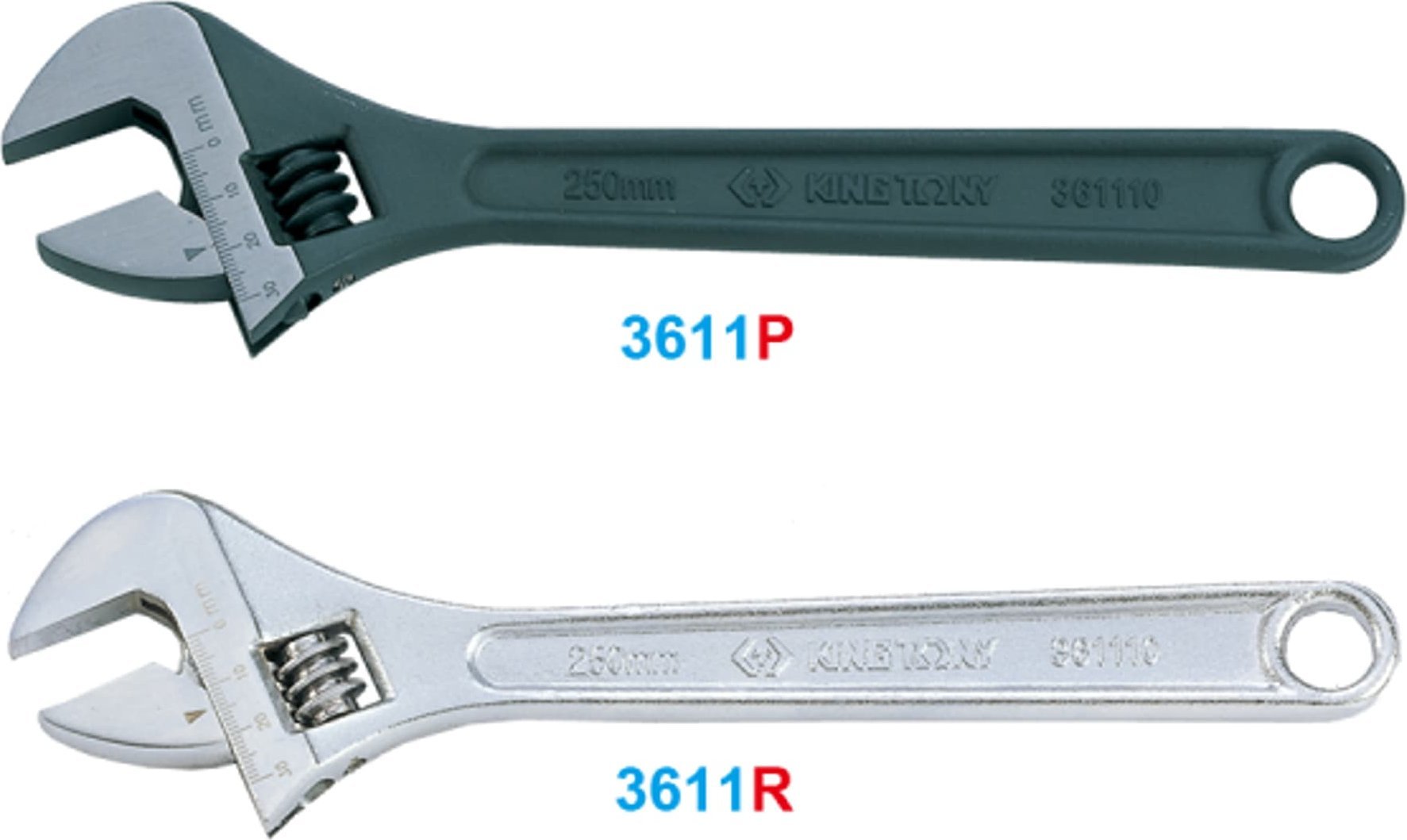 King Tony KLUCZ NASTAWNY "SZWED" Z PODZIAŁKĄ 35mm x 300mm, CZARNY King Tony