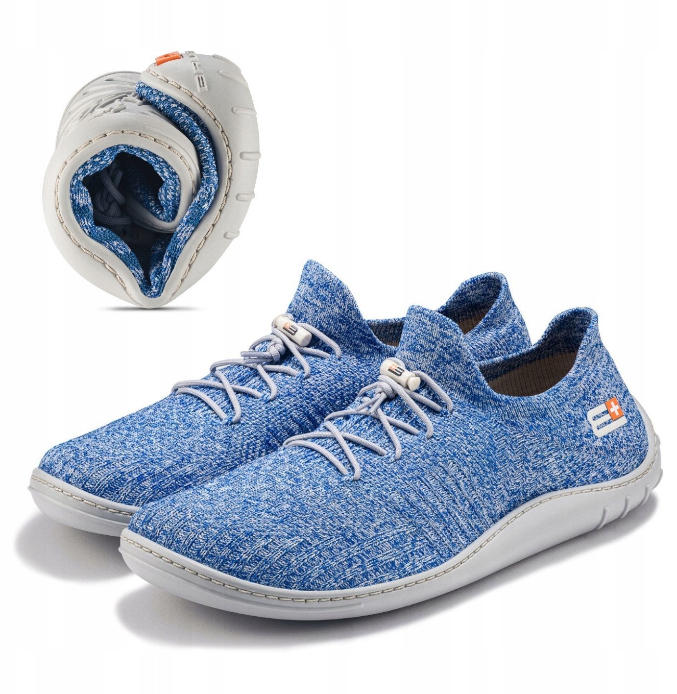 SH5003M Buty męskie Barefoot Merino jasnoniebieski/szary 44