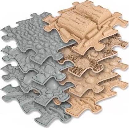 Askato PROMO Mata podłogowa sensoryczna Basic set natural 8 elementów MFK-065 ASKATO