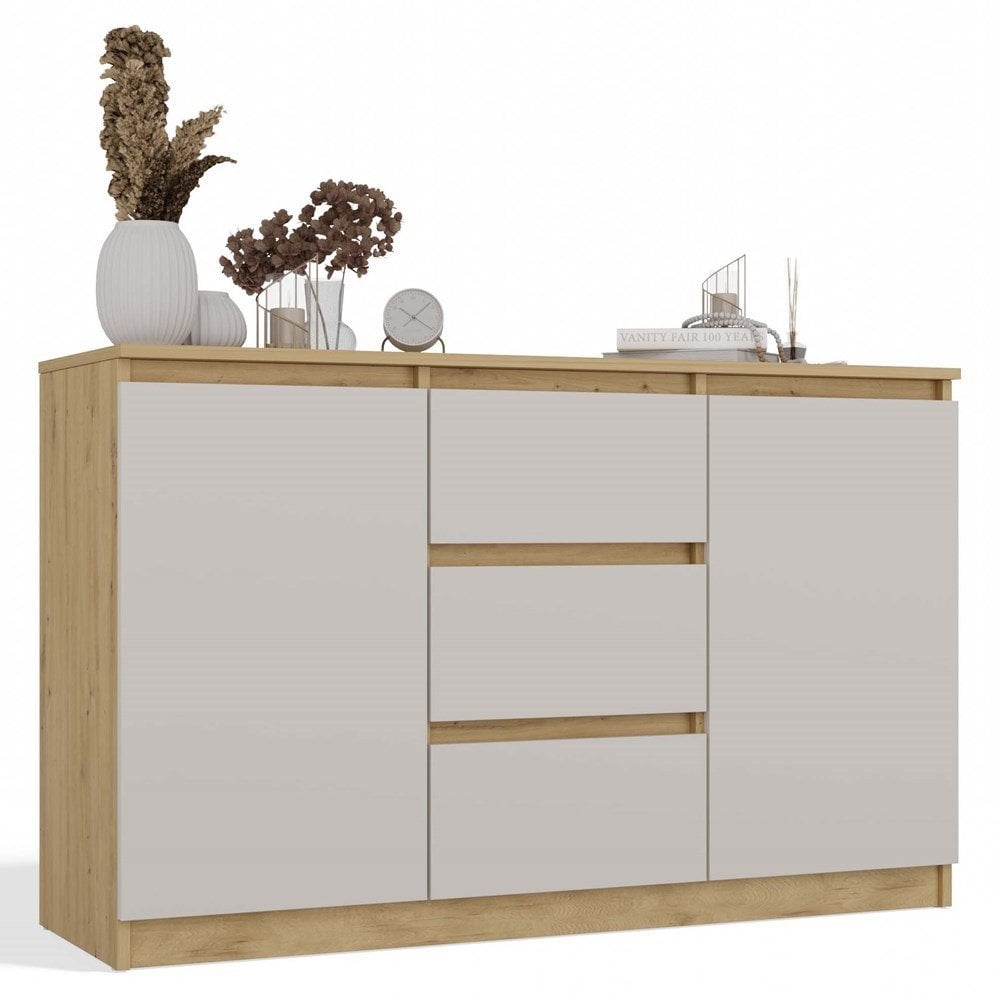 Komoda Malwa 2D3S DĄB ARTISAN KASZMIR BEŻ
