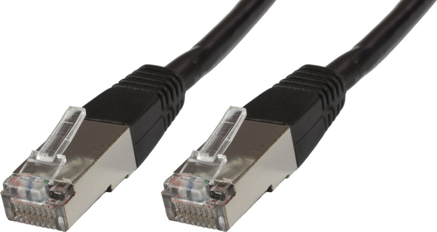 MicroConnect RJ-45/RJ-45 kat.6 S/FTP Czarny 7m (SSTP607S)