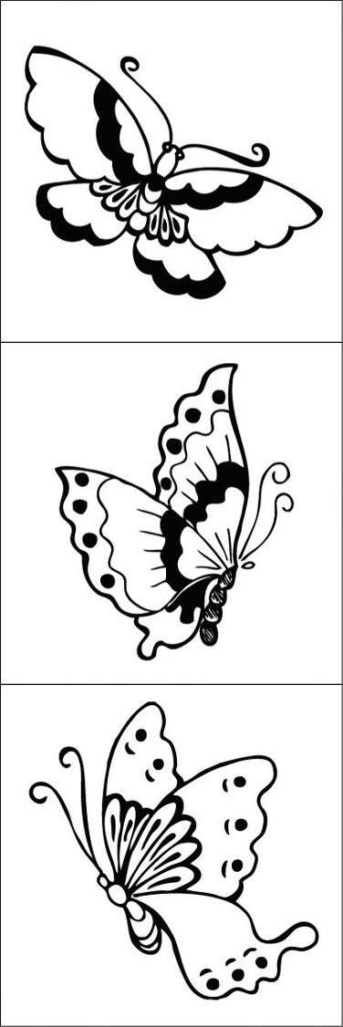 Aladine Stempel 3 w 1 Motyle