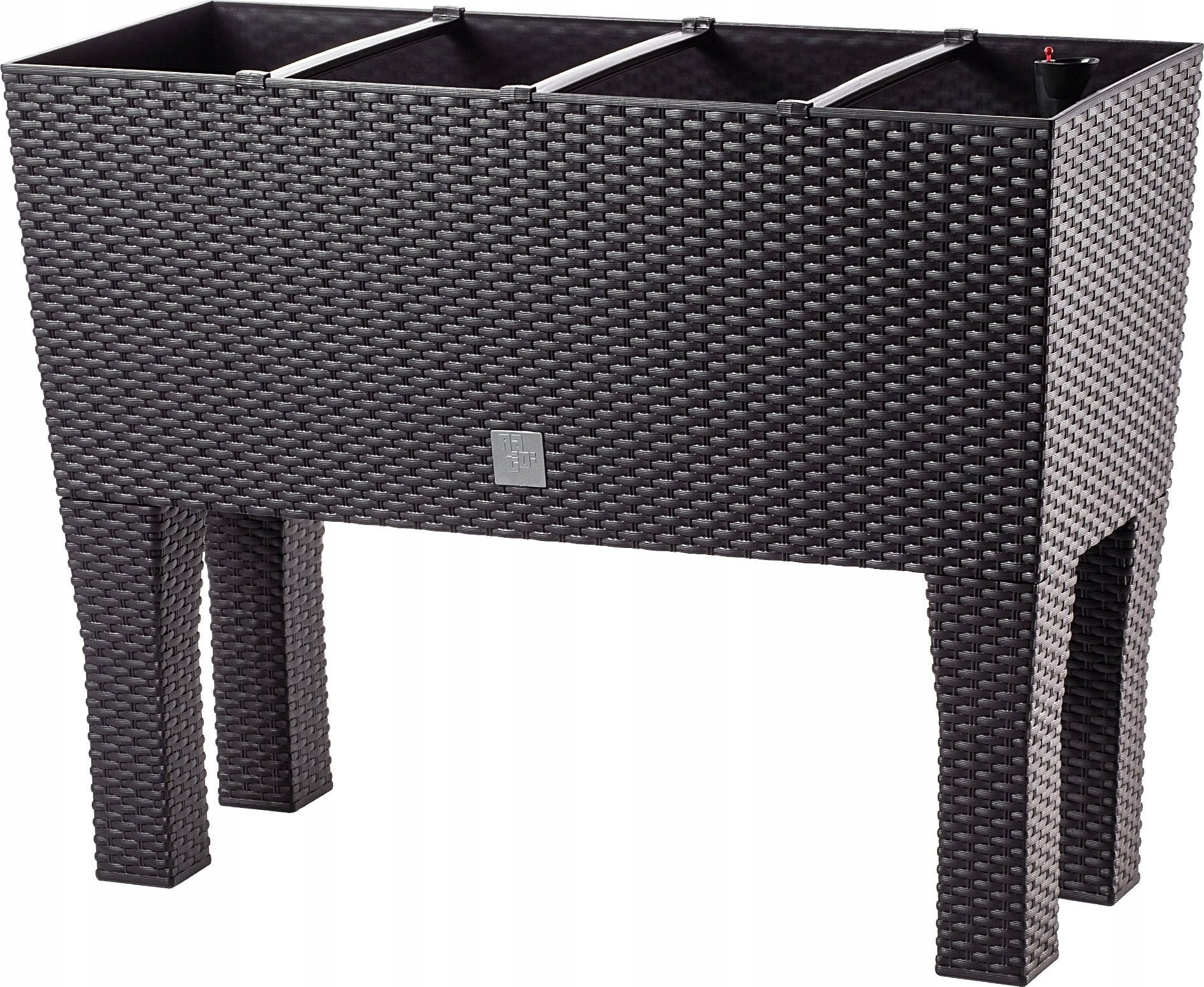 Kadax KADAX Doniczka Donica Na Nóżkach 80cm Wkład Brąz