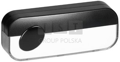 PRZYCISK DZWONKA OR-DP-PD-1/B CZARNY ORNO