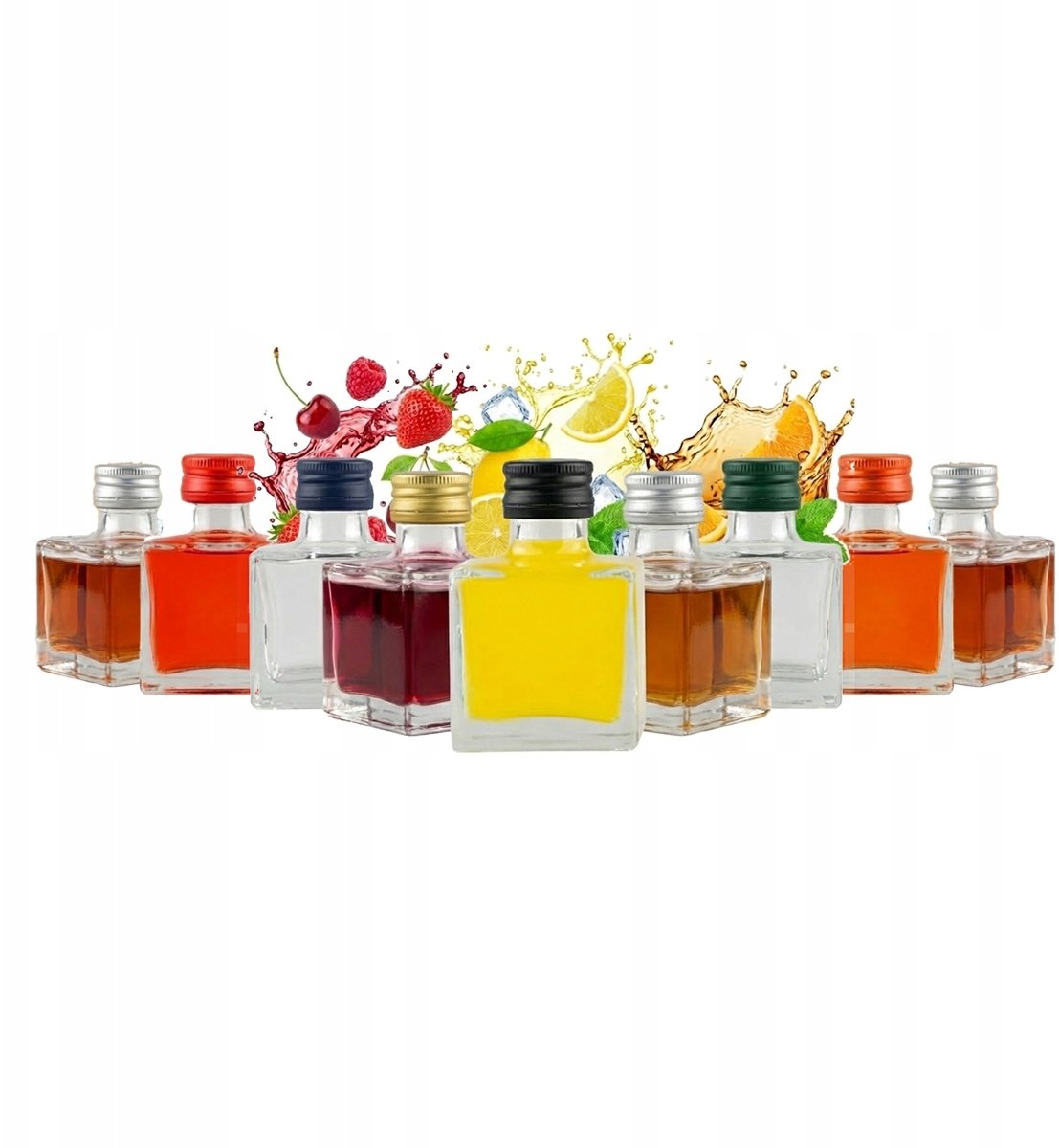 10x Mała Butelka Anna 100ml Szklana na Nalewki Likier Wino Prezent Ślubny