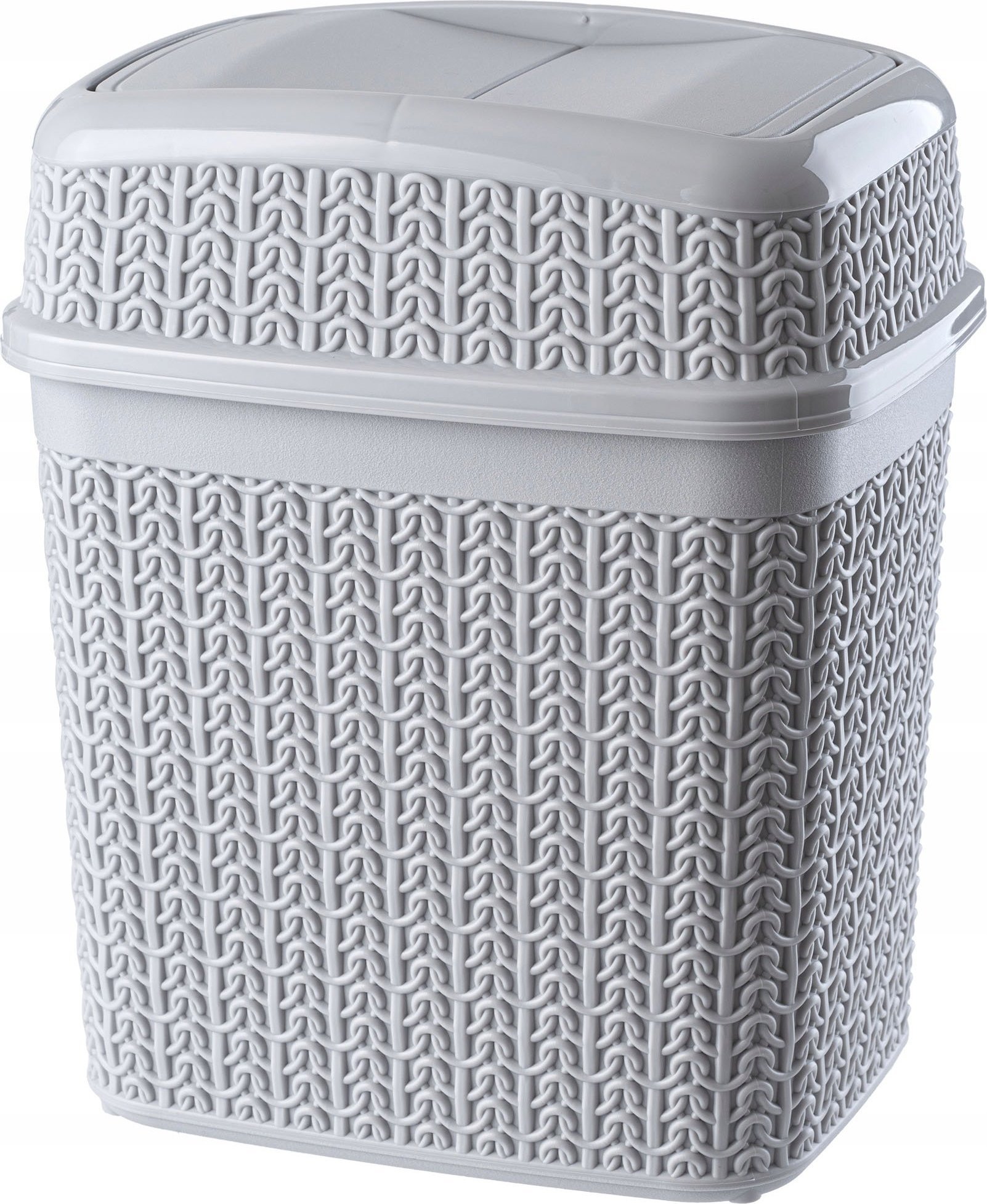 Kosz na śmieci Kadax uchylny szary