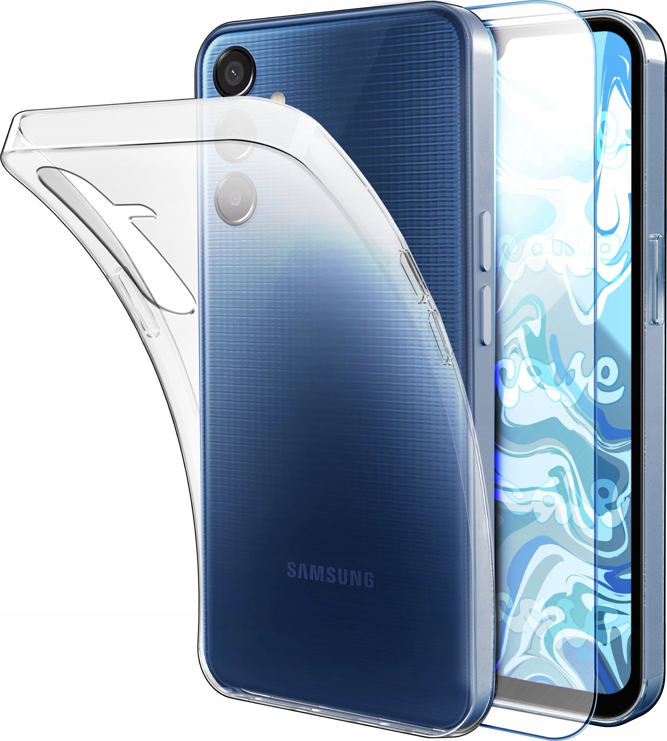 Hello Case ETUI DO SAMSUNG GALAXY M15 5G GUMOWE OBUDOWA CASE SILIKON POKROWIEC SZKŁO