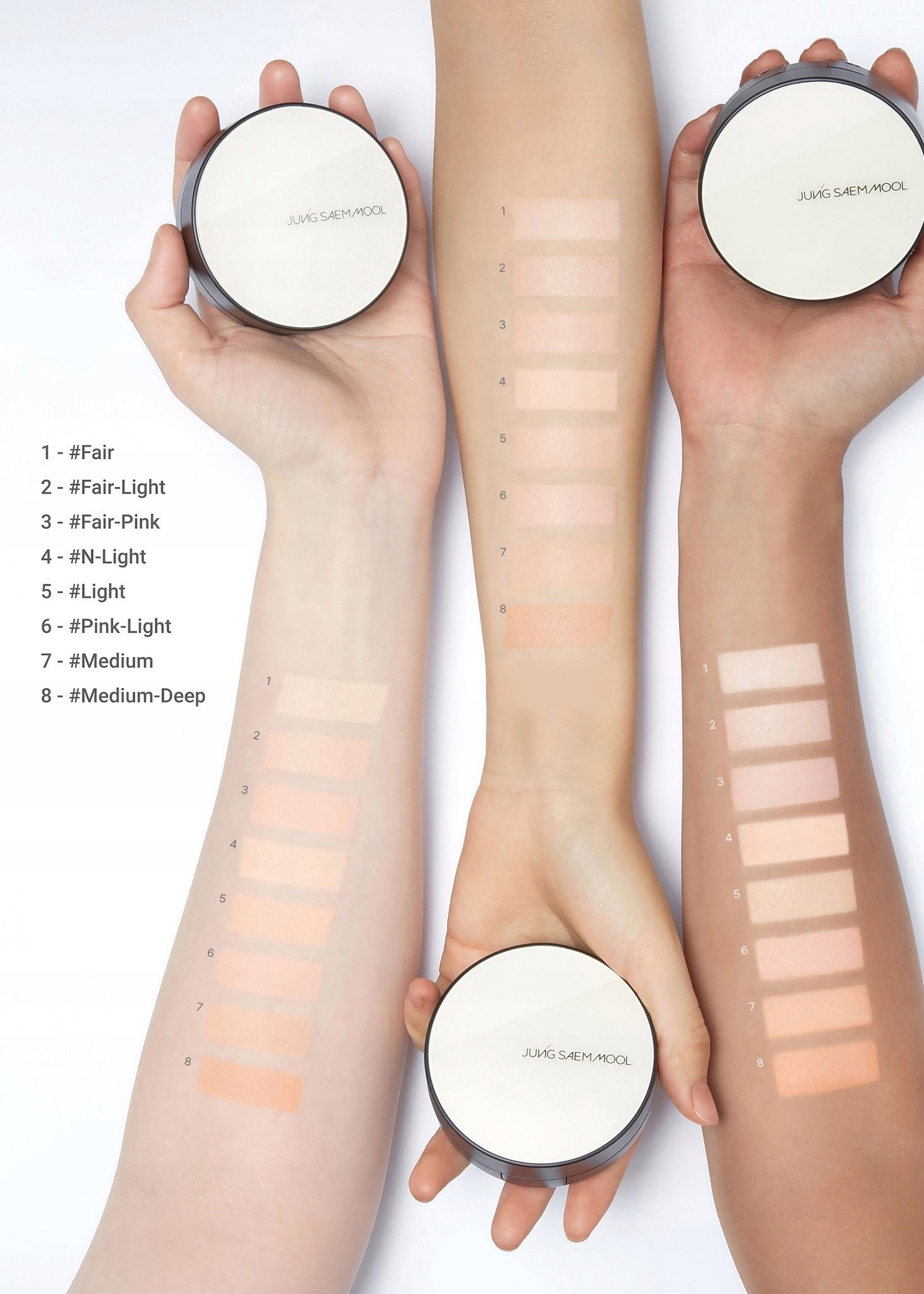 bareMinerals JUNG SAEM MOOL Essential Skin Nuder Cushion Podkład do twarzy Medium Deep 2 x 14 g